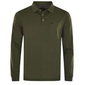 Hajo Polo Lange Mouwen | Mosgroen