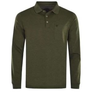 Hajo Polo Lange Mouwen | Mosgroen