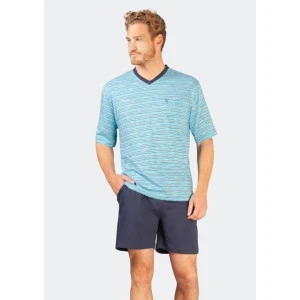 Hajo Shortama | Aqua Gestreept