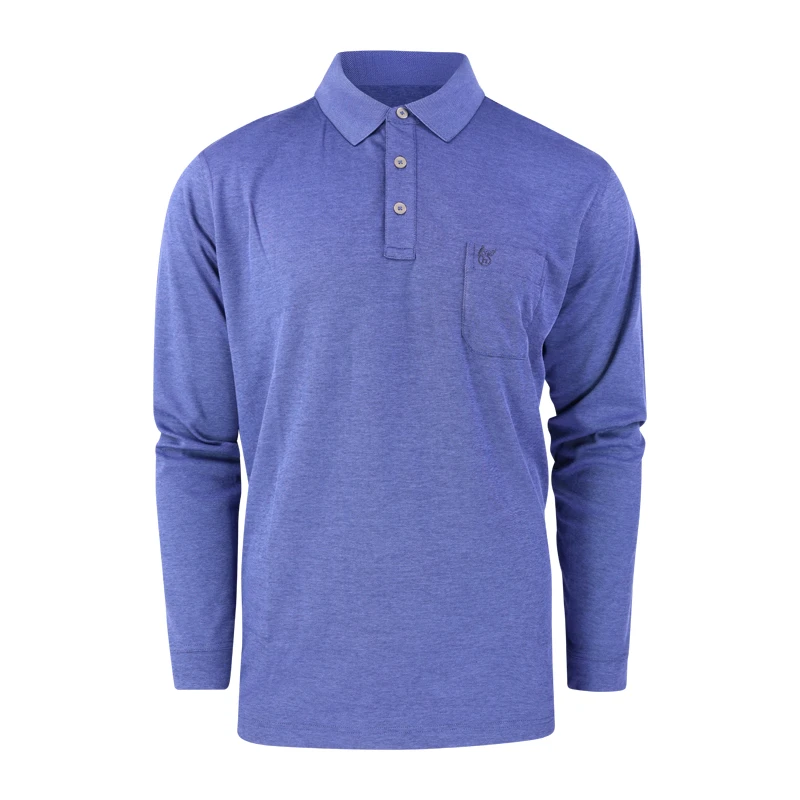 Hajo Polo Lange Mouwen | Blauw