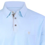 Hajo Polo Korte Mouw Stay Fresh | Baby Blue | www.pietkoopmans.nl