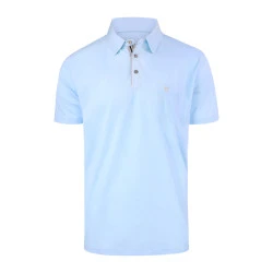 Hajo Polo Korte Mouw Stay Fresh | Baby Blue