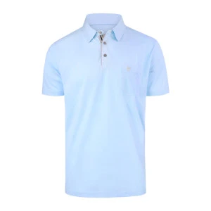 Hajo Polo Korte Mouw Stay Fresh | Baby Blue