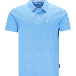 Hajo Polo Korte Mouw Stay Fresh | Lichtblauw | www.pietkoopmans.nl