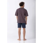 Hajo Shortama | Marine Rood Geprint | www.pietkoopmans.nl