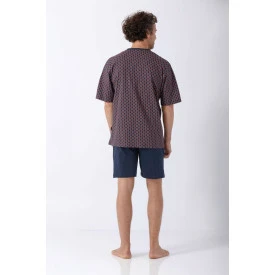 Hajo Shortama | Marine Rood Geprint