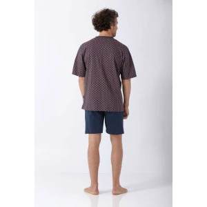 Hajo Shortama | Marine Rood Geprint