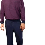 Hajo Tricot Pyjama | Premium Cotton Bordo | www.pietkoopmans.nl