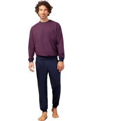 Hajo Tricot Pyjama | Premium Cotton Bordo