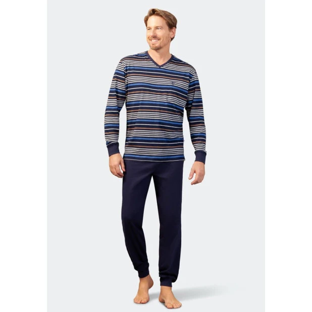 Hajo Tricot Pyjama | Premium Cotton Cognac | www.pietkoopmans.nl