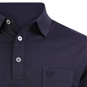 Hajo Polo Lange Mouw Soft | Zwart