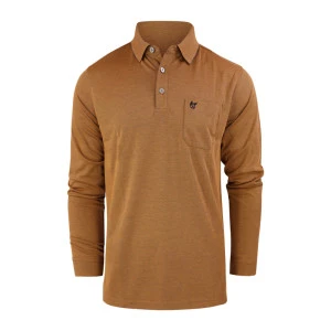 Hajo Polo Lange Mouw Soft | Curry