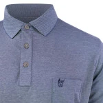Hajo Polo Lange Mouw Soft | Indigo | www.pietkoopmans.nl