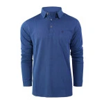 Hajo Polo Lange Mouwen | Blauw Print | www.pietkoopmans.nl