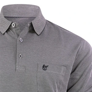 Hajo Polo Lange Mouwen | Taupe Print