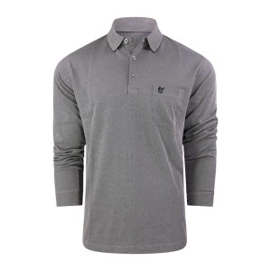 Hajo Polo Lange Mouwen | Taupe Print