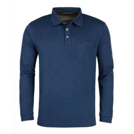 Hajo Polo Lange Mouw | Donkerblauw