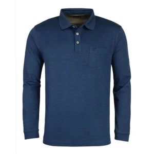 Hajo Polo Lange Mouw | Donkerblauw