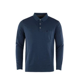 Hajo Polo Lange Mouwen Stip | Indigo