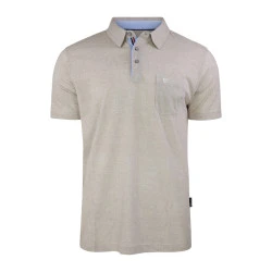 Hajo Polo Korte Mouw Stay Fresh | Beige
