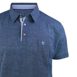 Hajo Polo Korte Mouw Stay Fresh | Blauw
