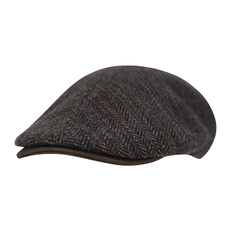Hatland Akosh Flatcap | Brique Visgraat | www.pietkoopmans.nl