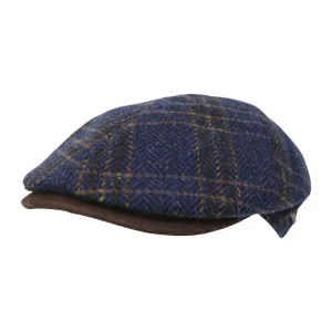 Hatland Cedric Flatcap | Blauw Geruit