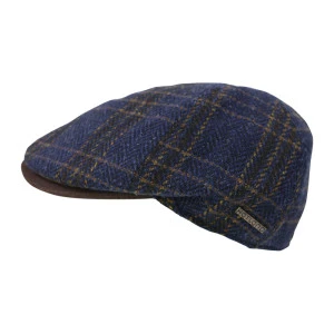 Hatland Cedric Flatcap | Blauw Geruit