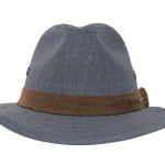 Hatland Yorden Hoed | Donker Denim | www.pietkoopmans.nl