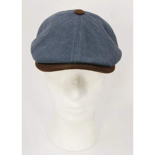 Hatland Osbourne Flatcap | Jeansblauw | www.pietkoopmans.nl