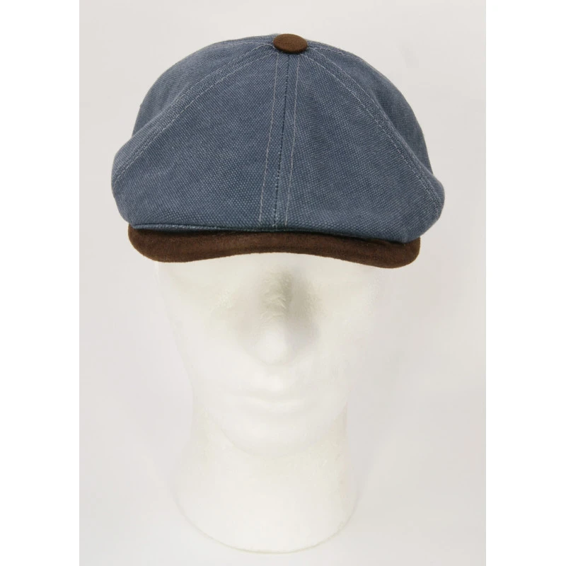 Hatland Osbourne Flatcap | Jeansblauw | www.pietkoopmans.nl