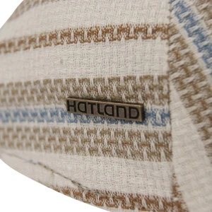 Hatland Camil Flatcap | Camel Gestreept