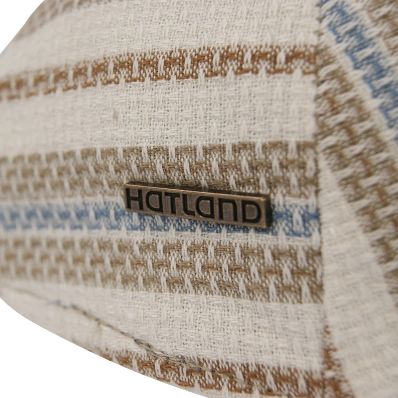 Hatland Camil Flatcap | Camel Gestreept | www.pietkoopmans.nl