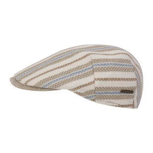 Hatland Camil Flatcap | Camel Gestreept