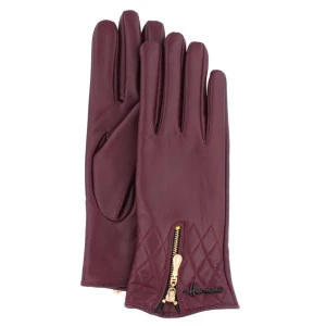 Herman Dames Handschoenen Leer | Bordo