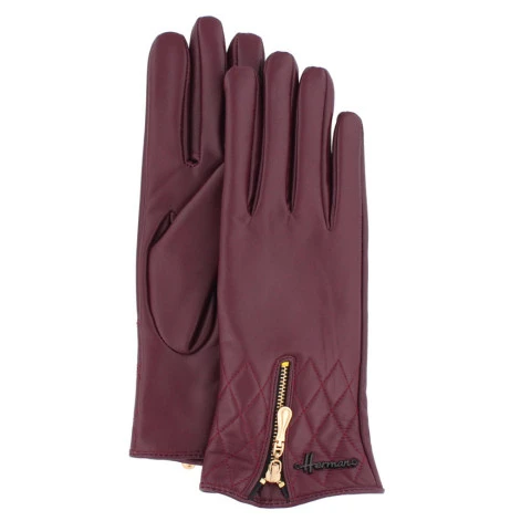 Herman Dames Handschoenen Leer | Bordo | www.pietkoopmans.nl