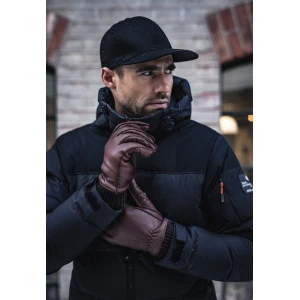Hestra Hertenleer Handschoen Vale | Cognac