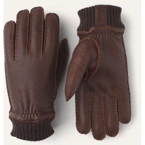 Hestra Hertenleer Handschoen Vale | Cognac