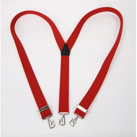 Bretels 3 Sterke Haken | Rood