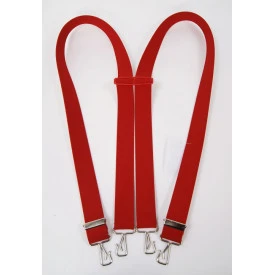 Bretels 4 Sterke Haken | Rood