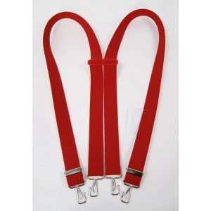Bretels 4 Sterke Haken | Rood