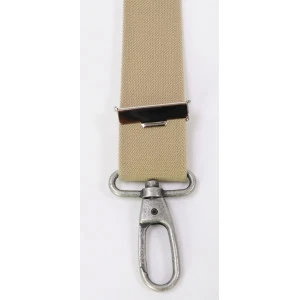 Sterke Bretel Karabijnhaak | Effen Beige