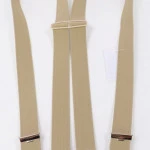 Sterke Bretel Karabijnhaak | Effen Beige | www.pietkoopmans.nl