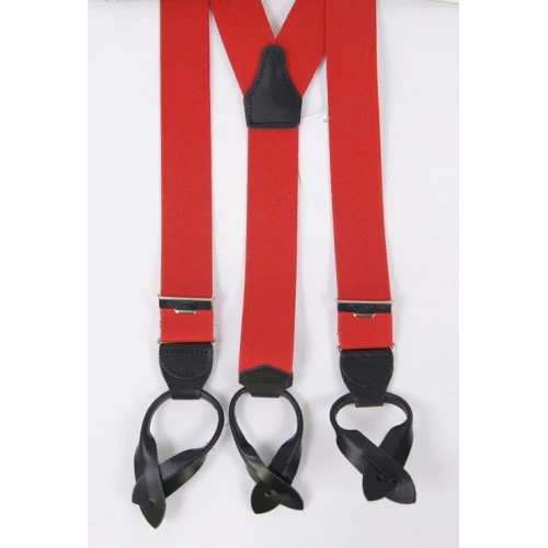 Bretels Leertjes | Rood Uni | www.pietkoopmans.nl