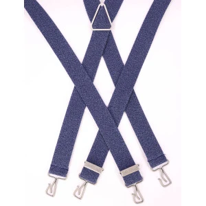 Bretels Extra Sterk Haken | Blauw Denim