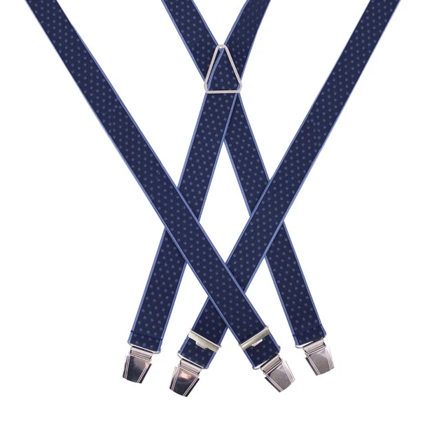 Bretels 4 Sterke Clips | Marine Indigo Gestipt | www.pietkoopmans.nl