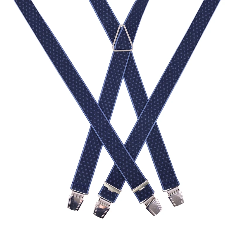 Bretels 4 Sterke Clips | Marine Indigo Gestipt | www.pietkoopmans.nl