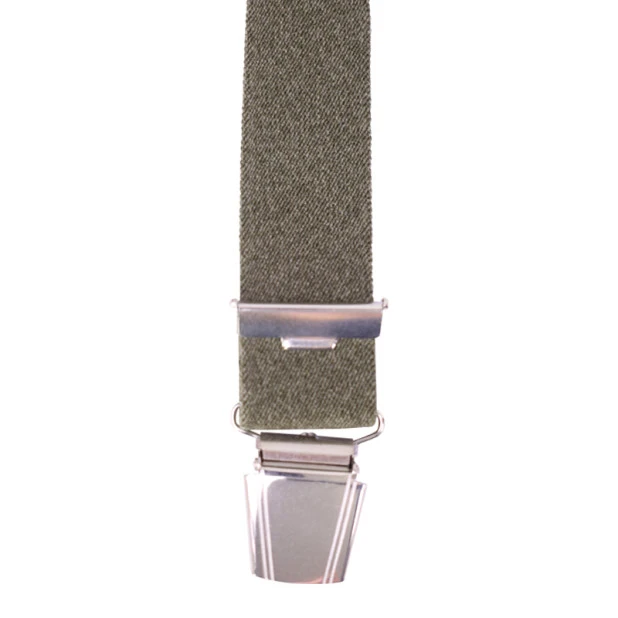 Bretels 4 Sterke Clips | Olijf Jeans Look | www.pietkoopmans.nl