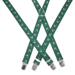 Bretels 4 Sterke Clips | Groen Met Eenden | www.pietkoopmans.nl