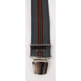 Bretels | Grijs Blauw Gestreept